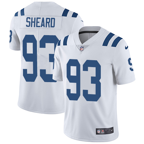 Indianapolis Colts #93 Limited Jabaal Sheard White Nike NFL Road Men Vapor Untouchable jerseys